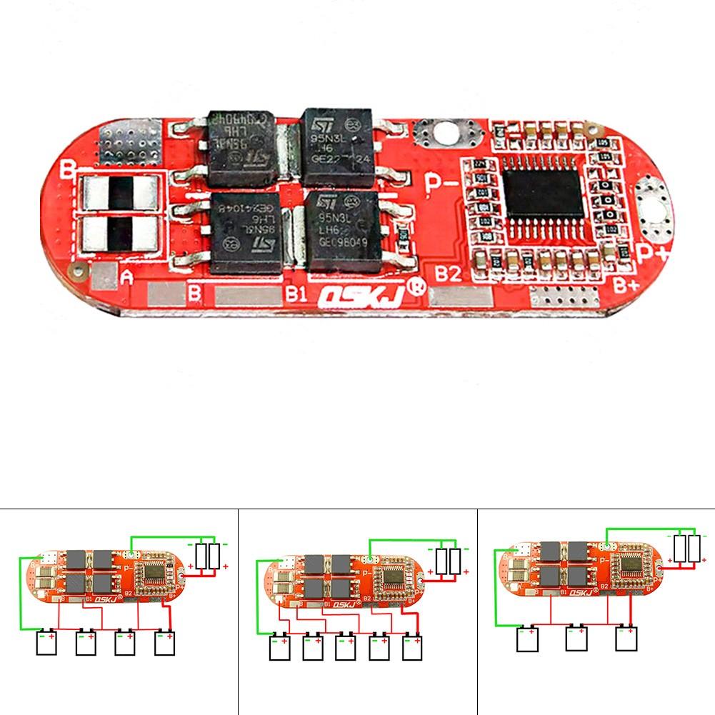 3S 4S 5S 25A Li-ion Lithium Battery Protection  Circuit Charging Board