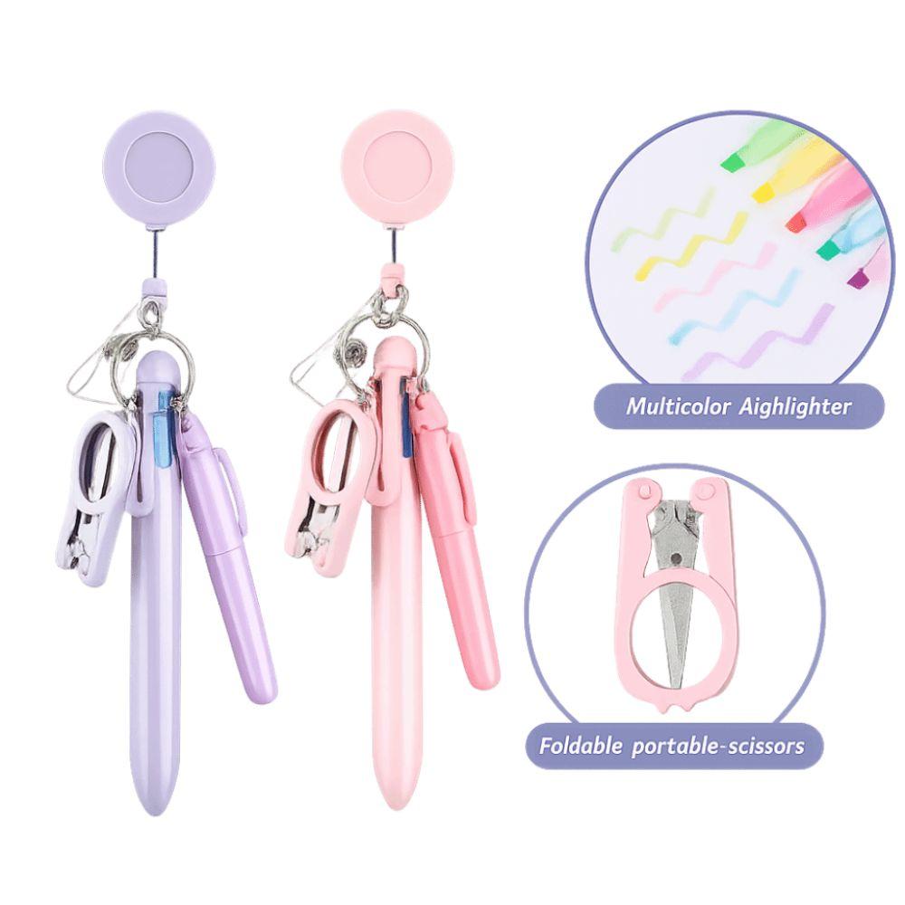 Highlighter Retractable Nurse Pen Badge Holder Nurse Ball Pen Nurse Ballpoint Pen Nurse's Day Gift