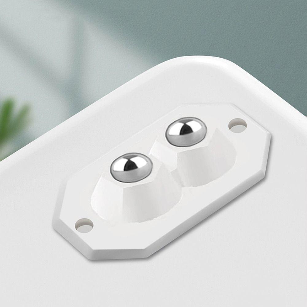 4 шт. Шкив из нержавеющей стали с вращением на 360⁰, 2 ролика, мини-колеса с клейкой основой, коробка для хранения