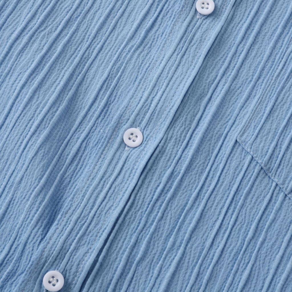 Европейская и американская рубашка с короткими рукавами, летняя мужская рубашка с короткими рукавами и лацканами, однотонная