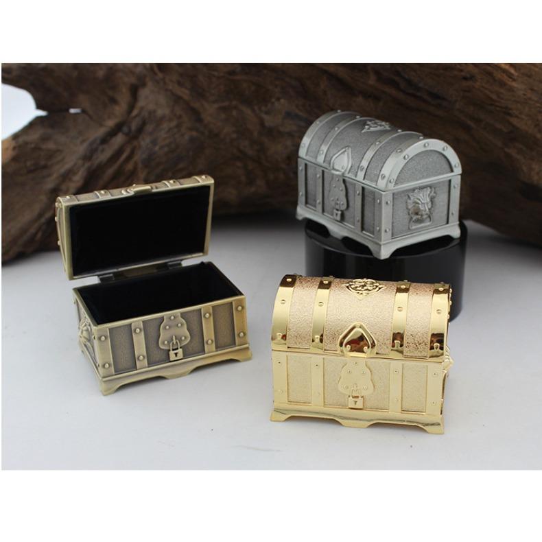 Metal Princess Jewelry Box, Treasure Box, Jewelry Storage Box, S Suitcase, Packaging Box