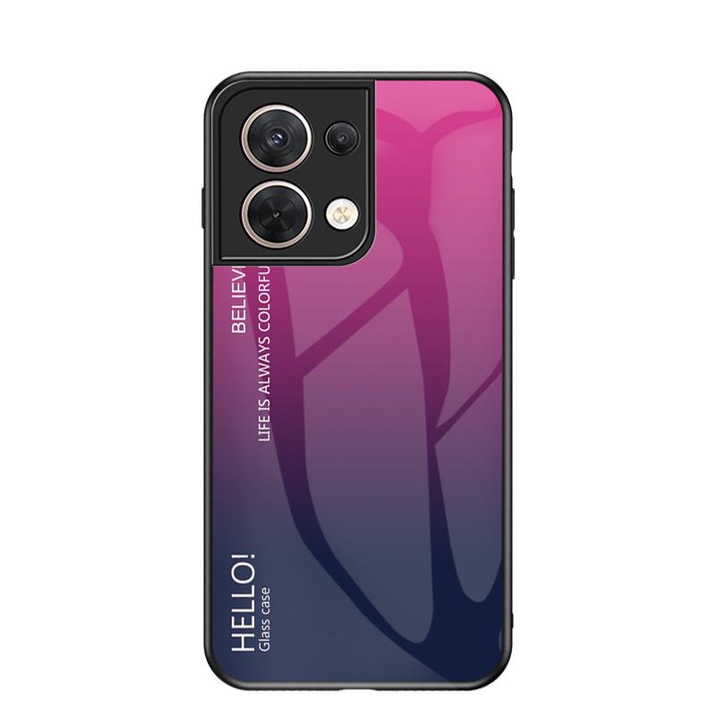 Чехол Reno8 Pro с градиентным закаленным стеклом для OPPO Reno 7 8 Pro 7Z 8Z Reno7Z Reno8Z Reno7 Lite противоударные чехлы для телефонов