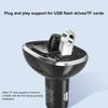 Автомобильное зарядное устройство Беспроводной Bluetooth FM-передатчик Громкая связь Радиоприемник Музыкальный MP3-стереоадаптер Зарядное устройство с двумя портами USB