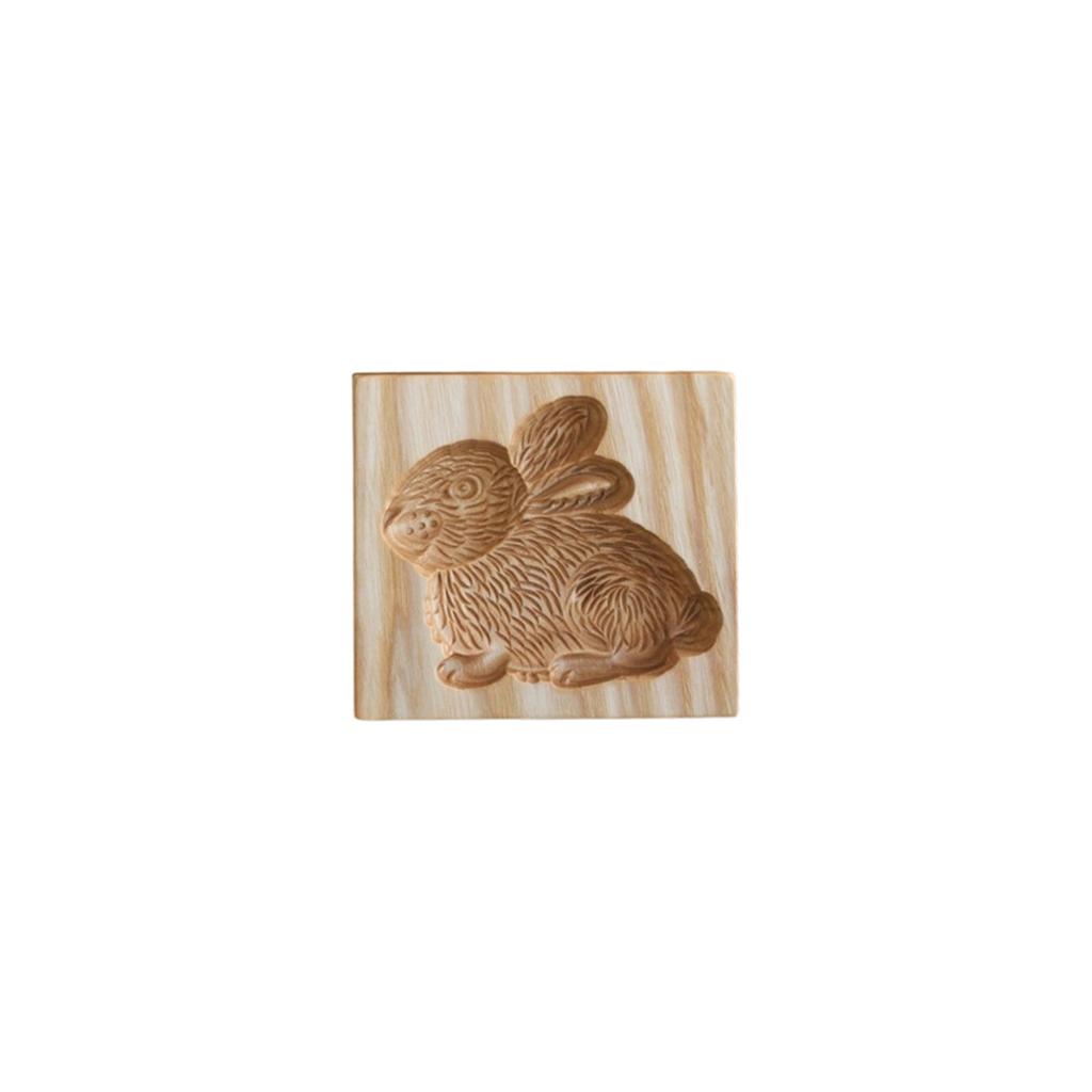 Beechwood Cookie Mold - Multi-Pattern Embossing Mold For Baking & Decorative Display