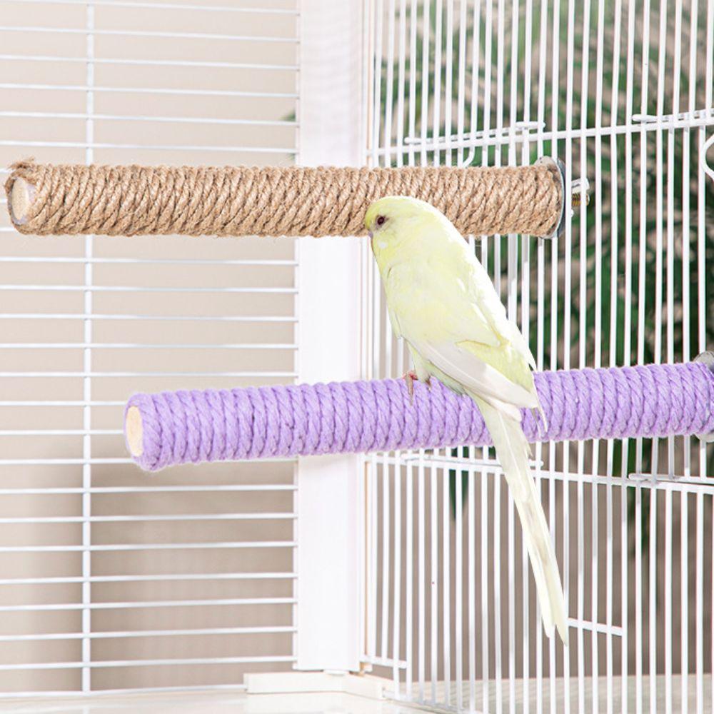 Деревянные качели для птиц, износостойкая жердочка для стачивания когтей попугая, игрушка-качели для попугая, кореллы