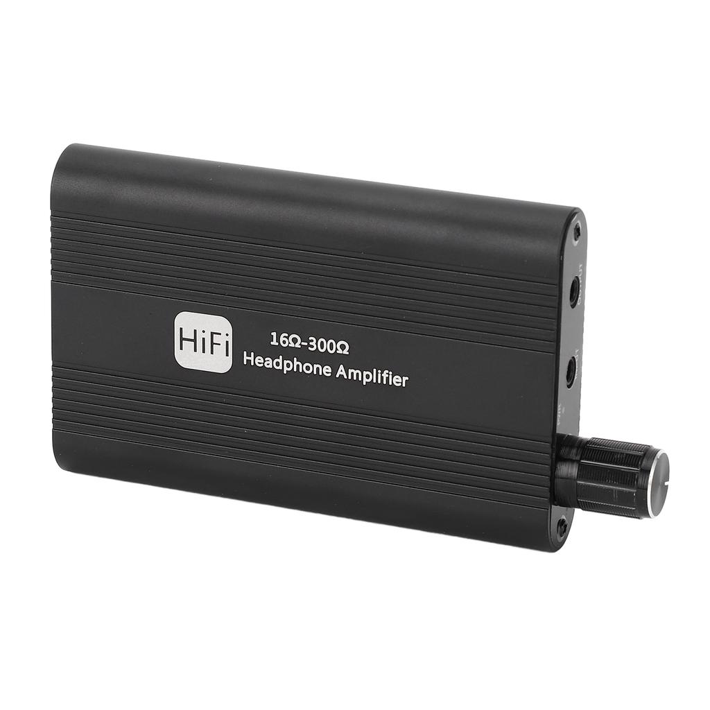 Portable HiFi Headphone Amplifier Volume Adjustment Bass Control Rechargeable 3.5mm HiFi Earphone AMP for MP3 MP4 Phone