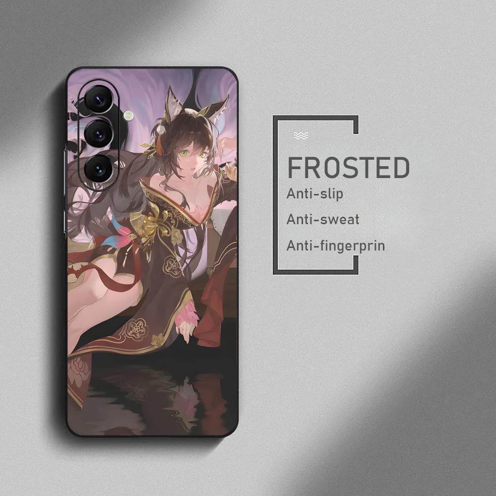 Чехол для телефона Fugue HonkaiStarRail Популярный для Samsung Galaxy S26 S25 S24 S23 S22 S21 Plus Ultra Note20 Мягкий Черный