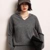 Women's Cashmere Knit Hooded Sweater - Autumn/Winter Loose Fit Pullover
