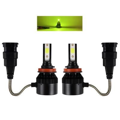 Светодиодная противотуманная фара Catland, H8, H9, H11, H16, Лимонно-желтый, Желтый, Желтый/Желтый/Желтый/Зеленый/Противотуманная лампа, 12