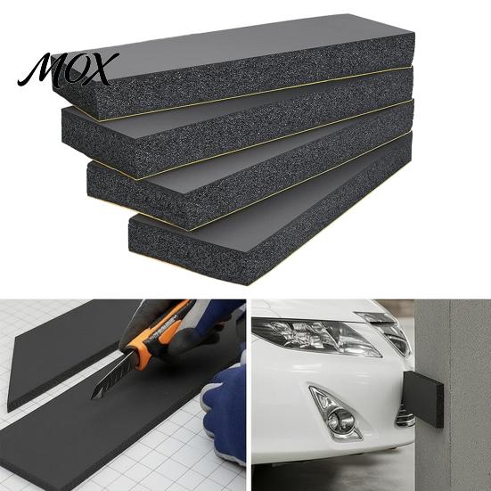 Car Protection Foam 4Pcs Garage Wall Protector, Door Protector Bumper Guard for Doors, Anti-Collision Self Adhesive EVA Warehouse Parking Assist