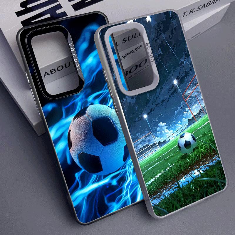 Football Soccer Ball Design Shockproof Phone Case for Samsung A17 A16 A15 A14 A37 A57 A36 A56 A26 A35 A55 A25 A34 A54 A24 A13 A2