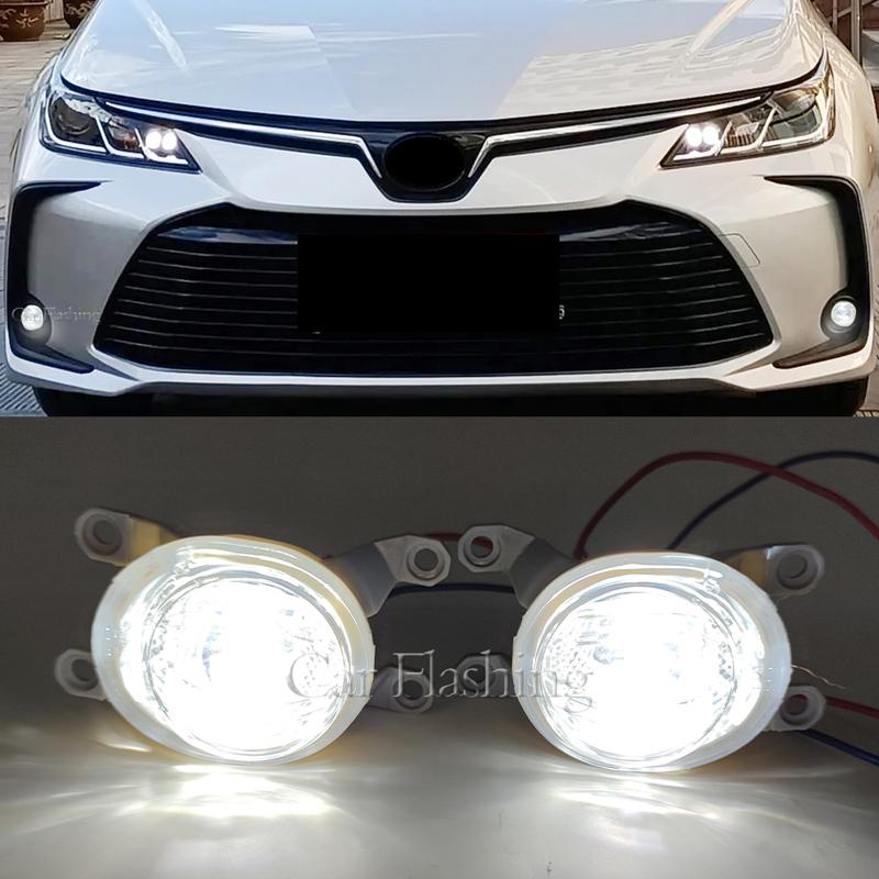 Car Front Bumper LED Fog Light Fog Lamp For Toyota Corolla - Levin - Revo Rocco Cross Yaris -
