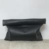 Dark Retro PU Leather Large-Capacity Women's Clutch Bag