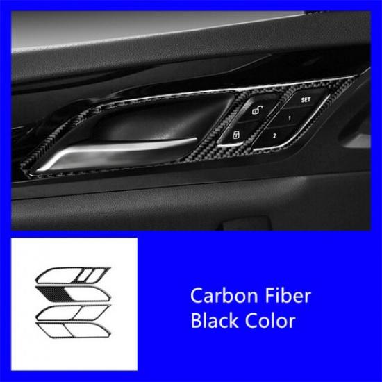 For BMW X3 G01 X4 G02 - Carbon Fiber Car Door Handle Panel Frame Trim