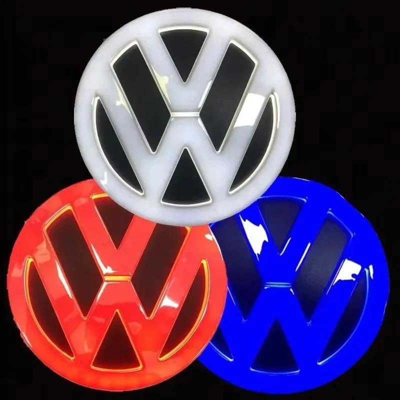RSQ1 2026 new 4D LED for VOLKSWAGEN logo light front label and rear label suitable for VW Tiguan Passat Golf T-ROC Beetle Polo