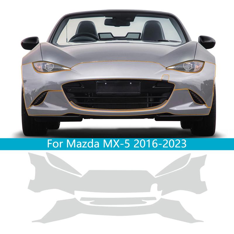 TPU For Mazda MX-5 2016- Invisible Car Film Self Healing Anti Scratch Anti Yellow Exterior Paint Protection Car Accessories