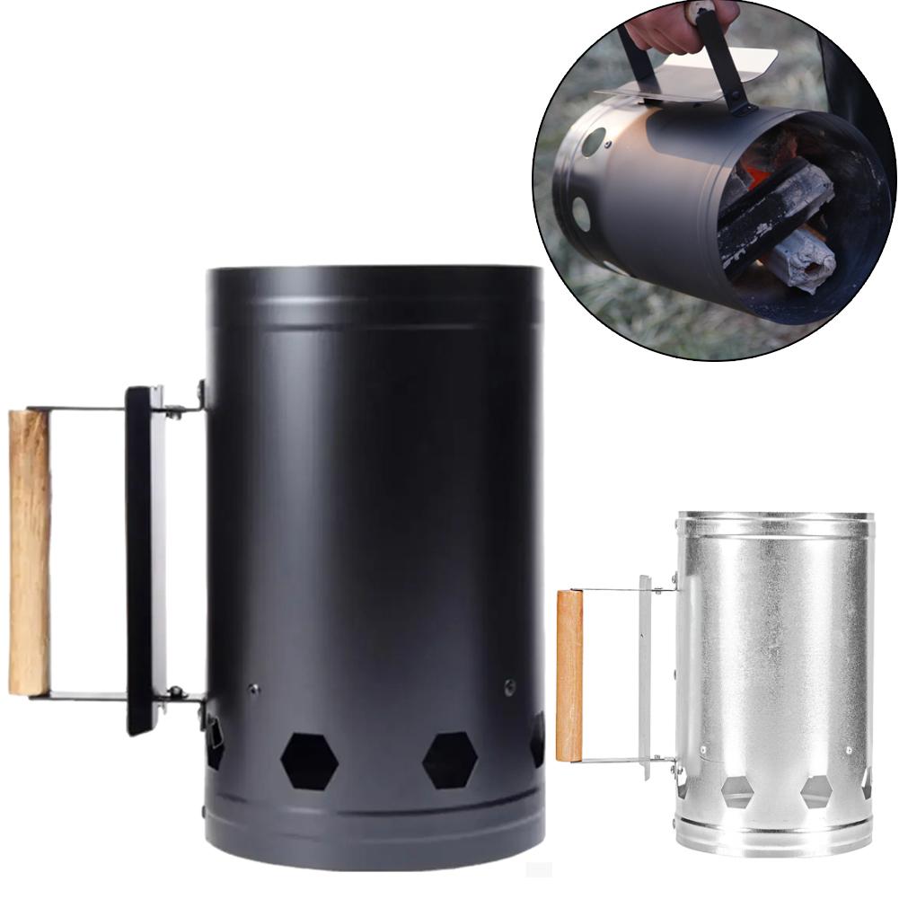 Ведро для розжига огня для барбекю на открытом воздухе, быстрое разжигание огня, брикеты, стартеры, инструменты для барбекю, угольная печь, бочки