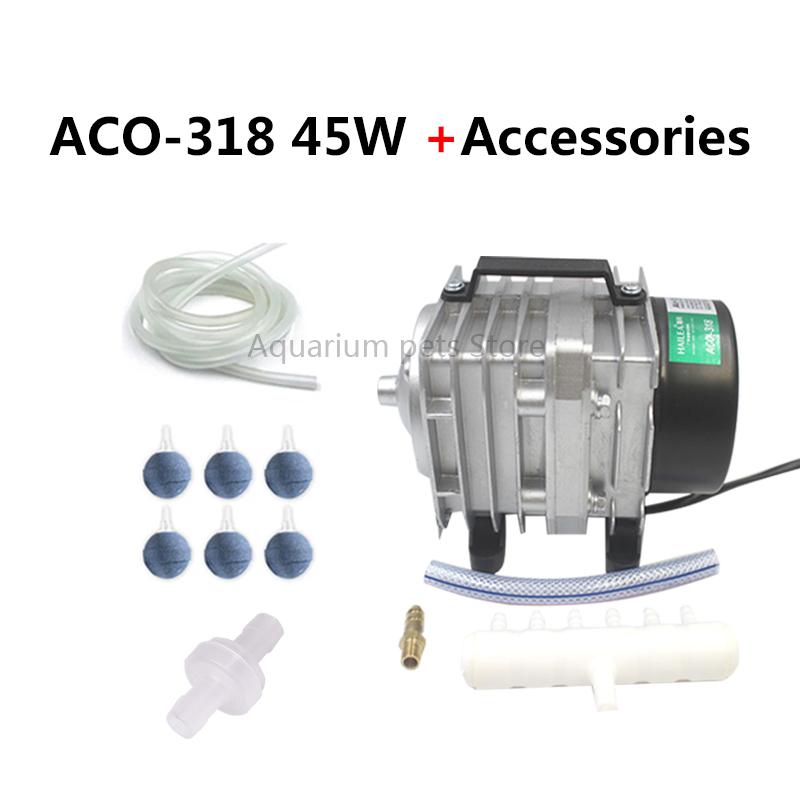 220 В Hailea внешний мощный электромагнитный воздушный насос переменного тока, кислородный насос для рыбного пруда, компрессор для аэратора воздуха для пруда, насос ACO-208 308