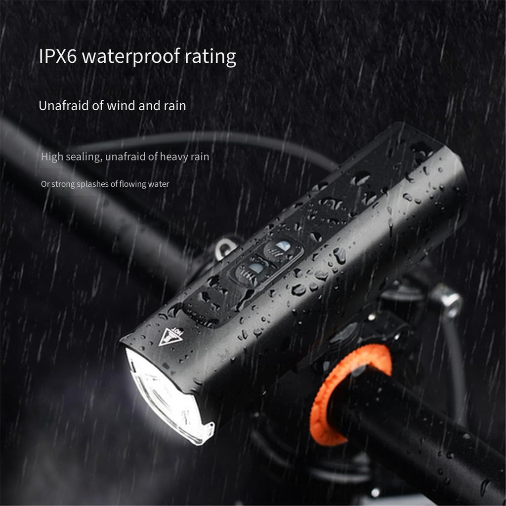High Lumen Aluminum Bicycle Front Light 1100 Lumen Long‑Endurance Dual Beam Bright Lamp Mountain Bike Night Riding