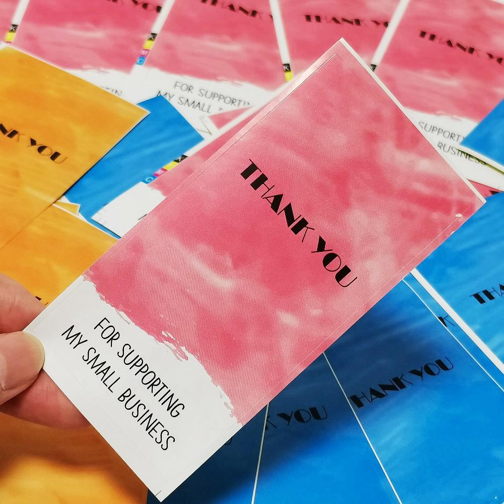 School Notebook Funny Stickers Flowers Thank You Decoration X019