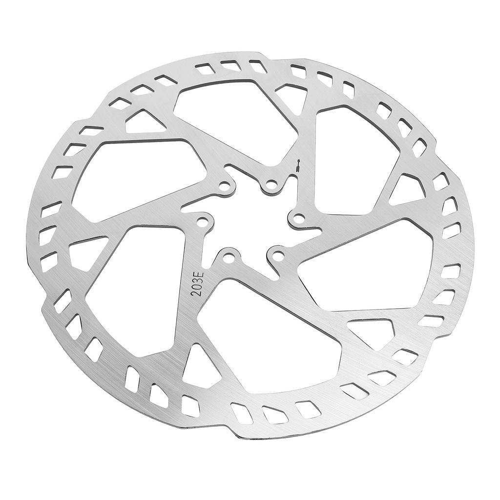 Тормозной диск для скутера толщиной 2,3 мм, 6 винтов, замена тормозного диска для электроскутера 203 мм