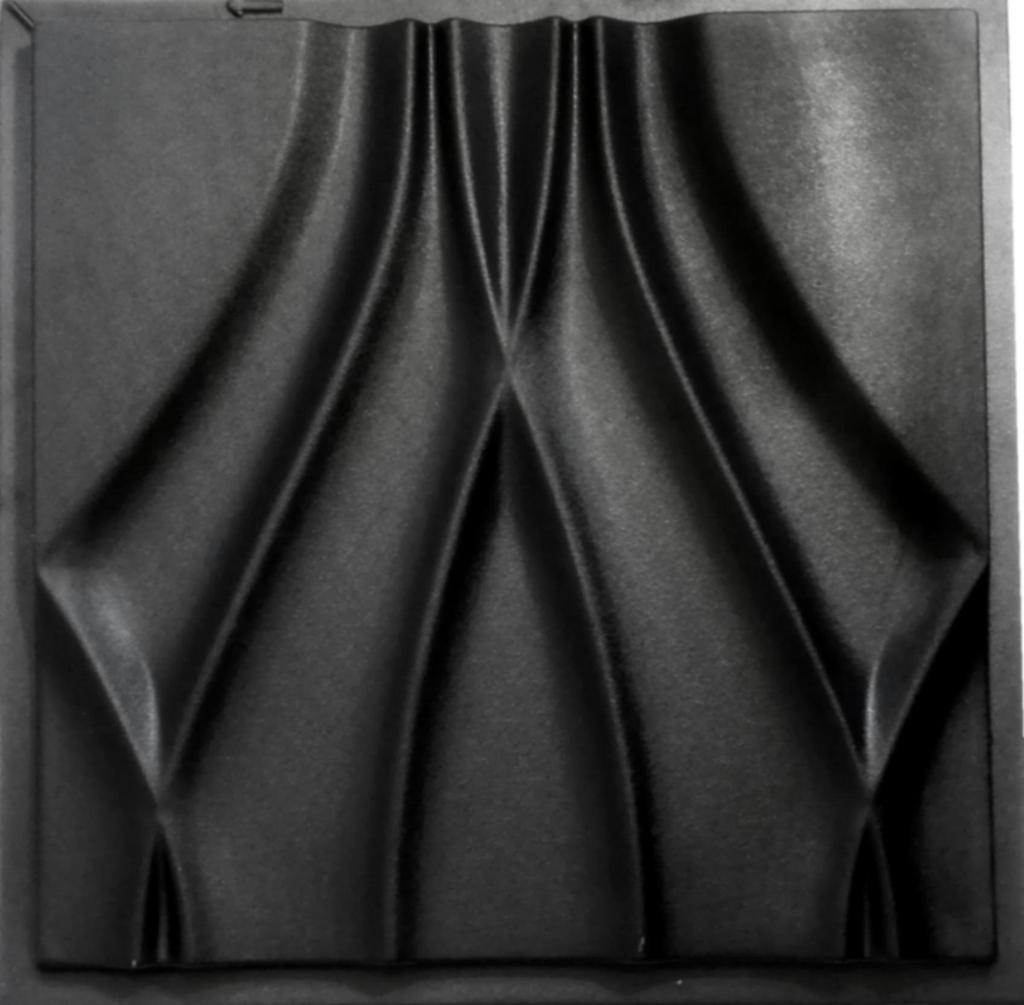 3D стеновая панель Форма для гипсовой, гипсовой или бетонной плитки для декоративных стеновых панелей "Милан"