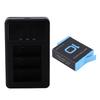 Battery Charger 3 Channel Portable Action Camera Batteries Charging Station for Go Hero 9 10