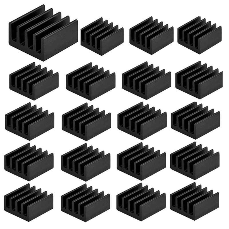 10pcs Aluminum Heat Sink Cooler Cooling Raspberry Pi Heatsink Kit for Computers Raspberry Pi Heatsink