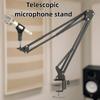 Extendable Microphone Holder Telescopic Bracket Microphone Clamp Microphone Stand  Desk Mount