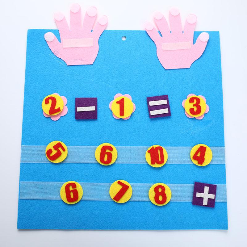 1 шт интеллектуальный войлок детские обучающие игрушки для обучения математике