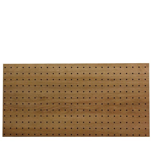 Hikari Woody Board, Perforated Board, 910x600x5.5mm, Oak, 25mm Hole Pitch, PGMBD69-5