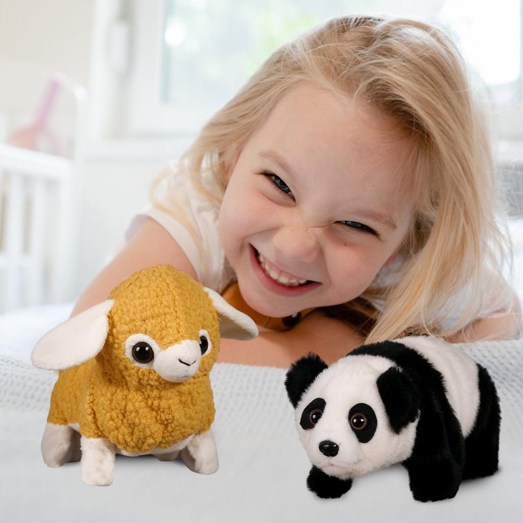 Simulated Animal Plush Toys, Sound-emitting Walking Electric Toys