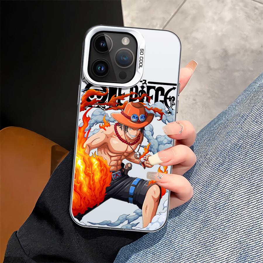 One Piece Cool Luffy Phone Case for iPhone 14 15 16 Plus 17 Air 16e 11 12 13 Pro Max Soft Cover