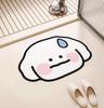 Коврик для ванной комнаты с диатомовой грязью из мультфильма Xiaoxin, впитывающий воду, нескользящий, для кухни, крыльца, двери, натирающий коврик для ног