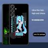 Hatsun M-MikuES Горячий Аниме Крутой Чехол Для Телефона Для Samsung Galaxy S25 S24 S23 S22 S21 S20 Plus Ultra Note20 Мягкий Черный