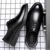 New Leather Shoes Men's Business Dress Genuine Leather Soft Leather Soft Sole Casual Men's Shoes Inner Height Increase Wedding Groom Shoes