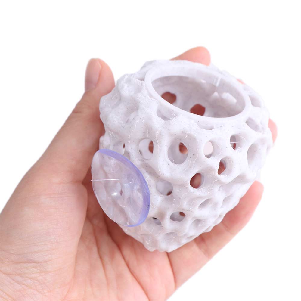 Plastic Water Grass Cultivation Dish 3D Print Simulation Porous Coral Stone For Fish Tank