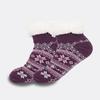 Fluffy Slipper Socks for Women Warm Cosy Fuzzy Socks Winter Thick Slipper Socks with Grippers Bed Socks Ladies Non Slip One Size Christmas Gifts