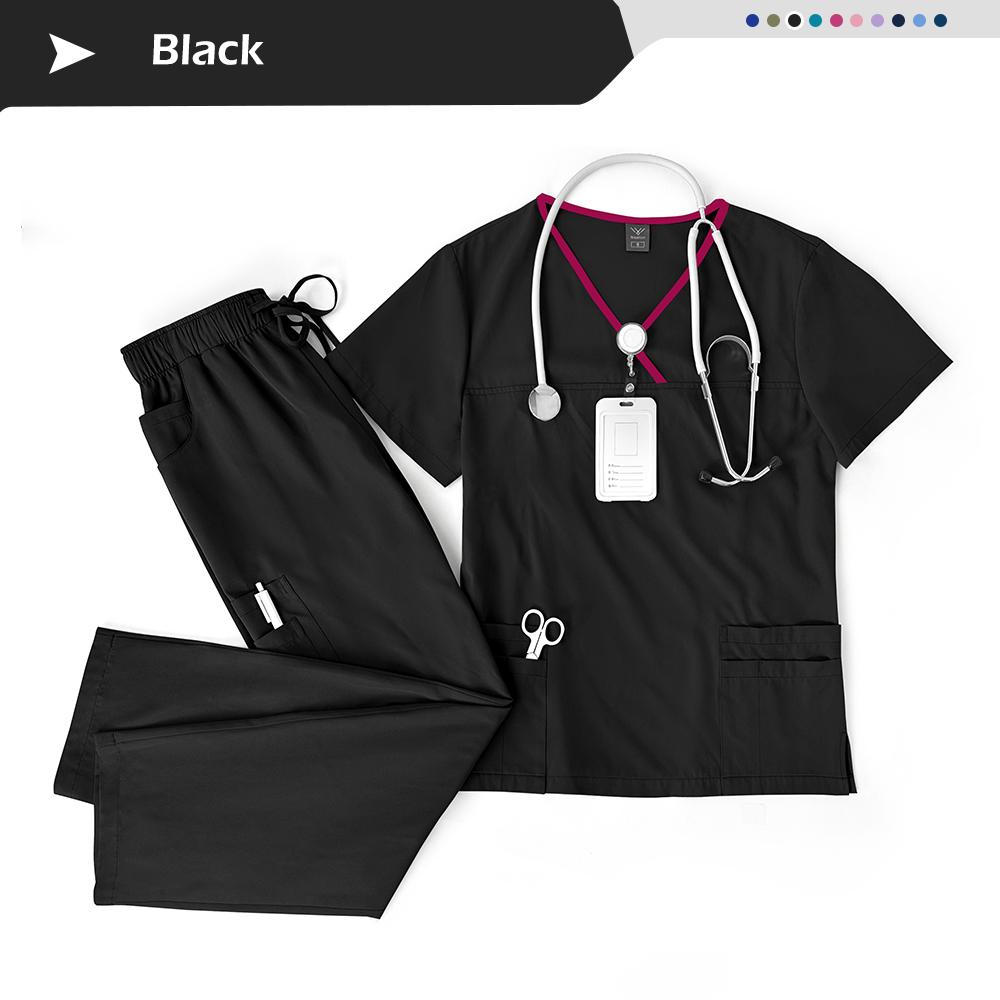 Эластичные Дышащие Товары для Кормления Хирургические Uniforms Женские Больничные Клинические Uniforms Многоцветные Короткий Рукав Одежда для Салона Красоты