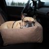 Cord Dark Grey Dog Car Seat