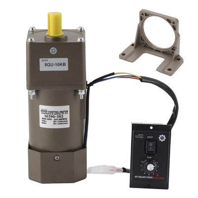 AC 220V 90W Однофазный асинхронный мотор-редуктор с регулируемой скоростью замедления(10K)