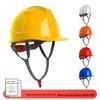 LIKAI Safety Helmet: Thick, Impact-Resistant Construction Site Protection with Customizable Printing for Supervisors and Engineers