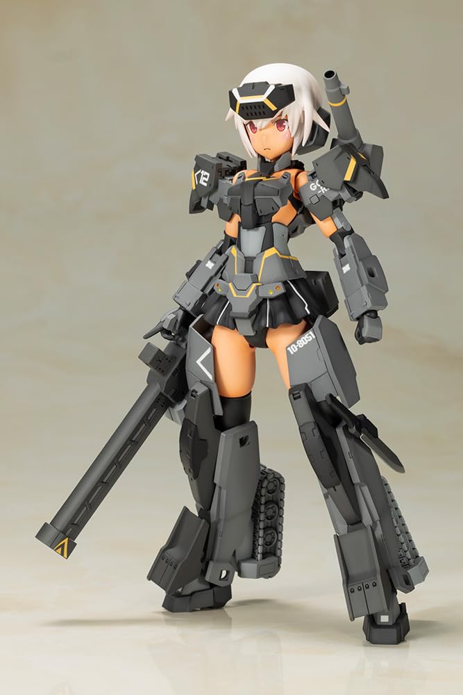 Kotobukiya Frame Arms Girl Gourai Kai [Black] with FGM148 Type Anti-Tank Missile, Approximately 160mm Tall, Non-Scale Plastic Model