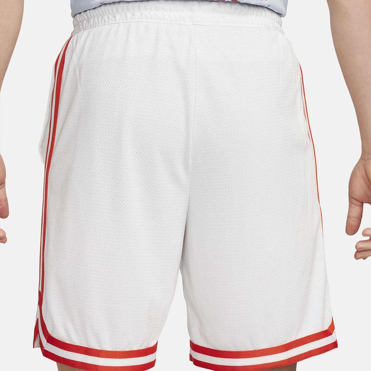 Nike Striped Color Block Embroidered Loose Straight Basketball Shorts Men Shorts Peak-White FN2652-121