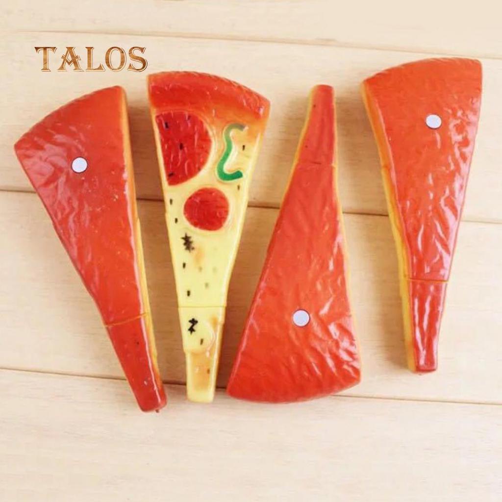 Creative Pizza  Dog Bread Ballpoint Pen Magnetic Fridge Sticker Home Decor Writting Instruments