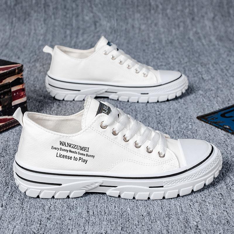 Весна 2025 года, новые легкие дышащие низкие кроссовки для скейтбординга, модная парусиновая обувь в корейском стиле, повседневная мужская обувь в гонконгском стиле
