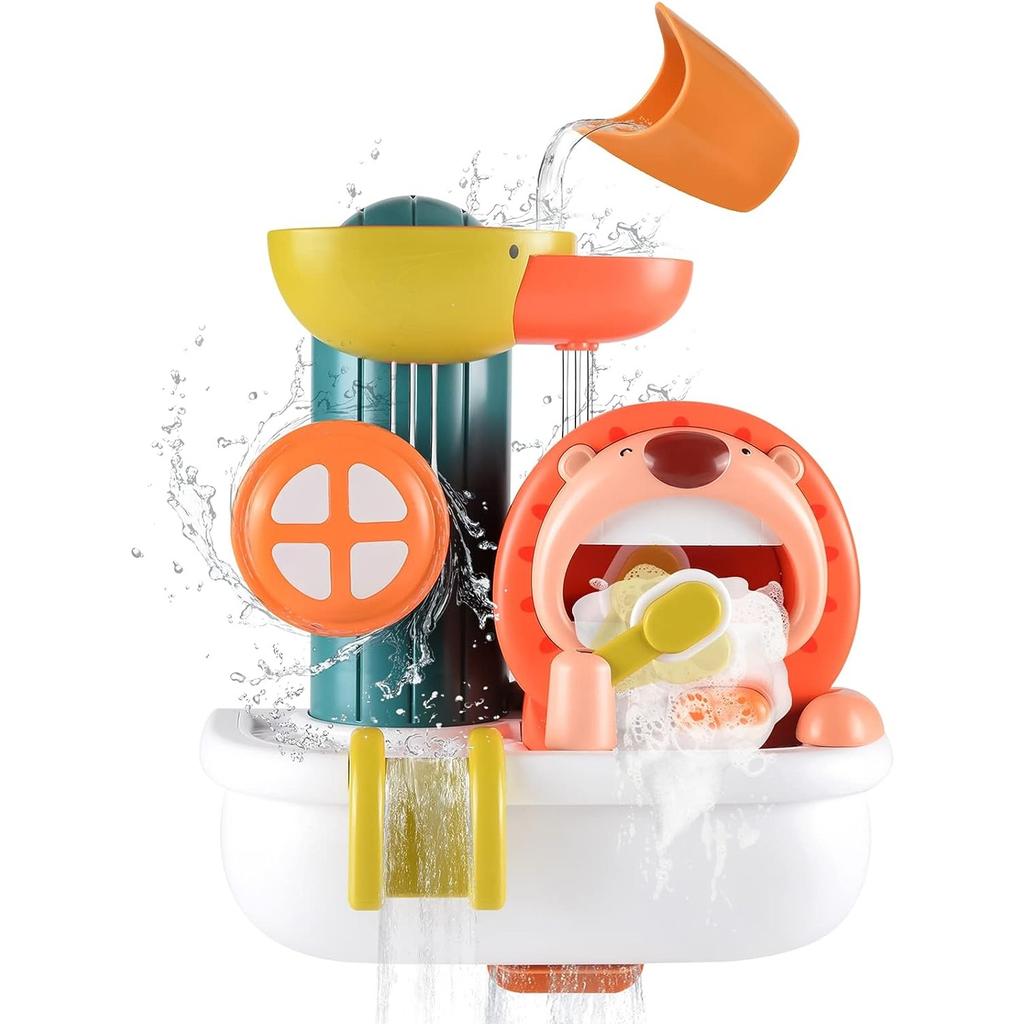 Набор детских игрушек для ванной «Лев», игрушка для ванны, водная игрушка, подарки для детей, мальчиков и девочек от 2 лет