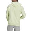 adidas Худи Essentials FeelVivid, Мужской хлопковый пуловер, Кисло-зеленый свитшот HE4359