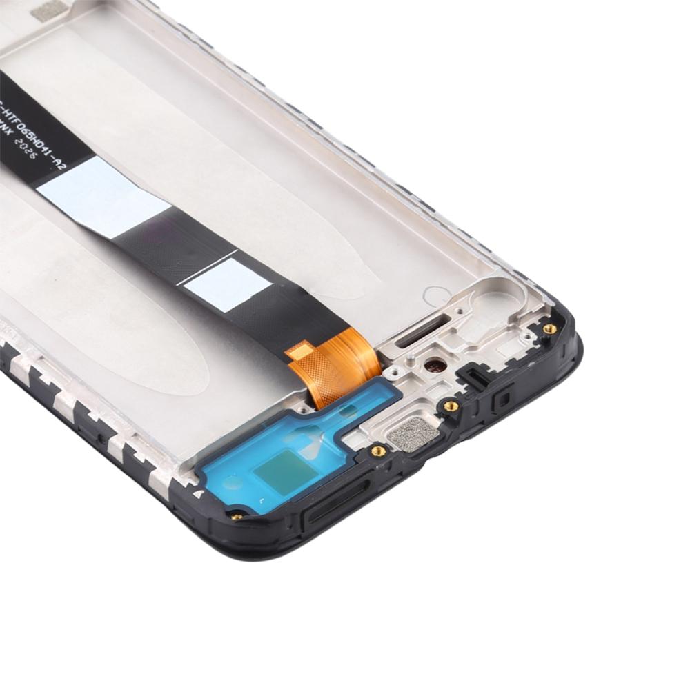 Grade C,LCD Screen and Digitizer Assembly+Frame for Xiaomi Redmi 10A Cell Phone Replacement Parts (Without Logo)