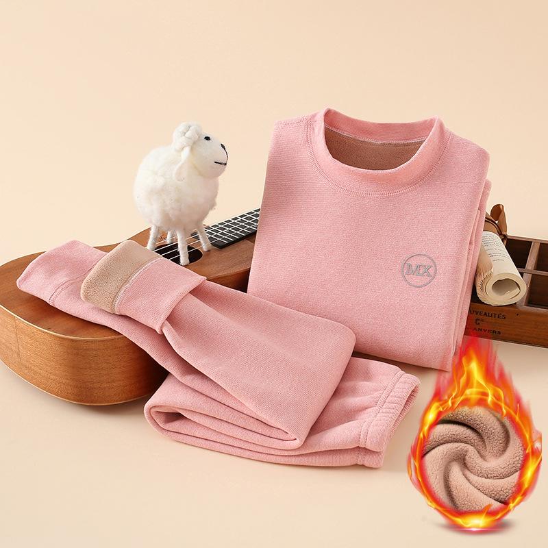 Термобелье для мальчиков, флисовый комплект постоянной температуры 37°C, теплые комплекты из двух предметов, комплект детской зимней одежды для детей-подростков, лонг-джонсы